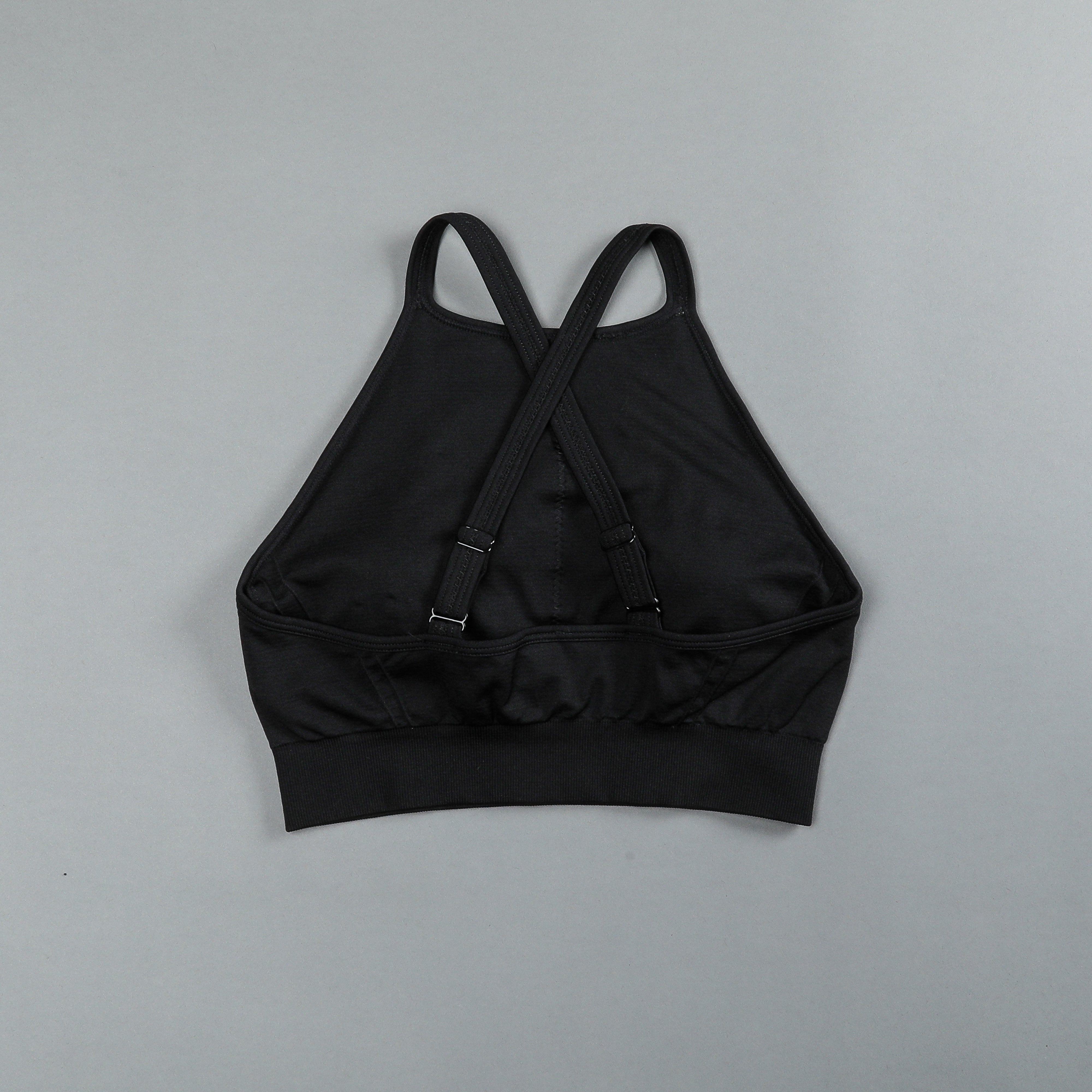 IYKYK "Everson Seamless" High Neck Bra in Black