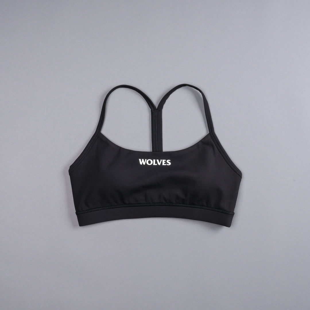 WLVS "Energy" Everyday Sports Bra in Black