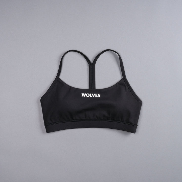 WLVS "Energy" Everyday Sports Bra in Black