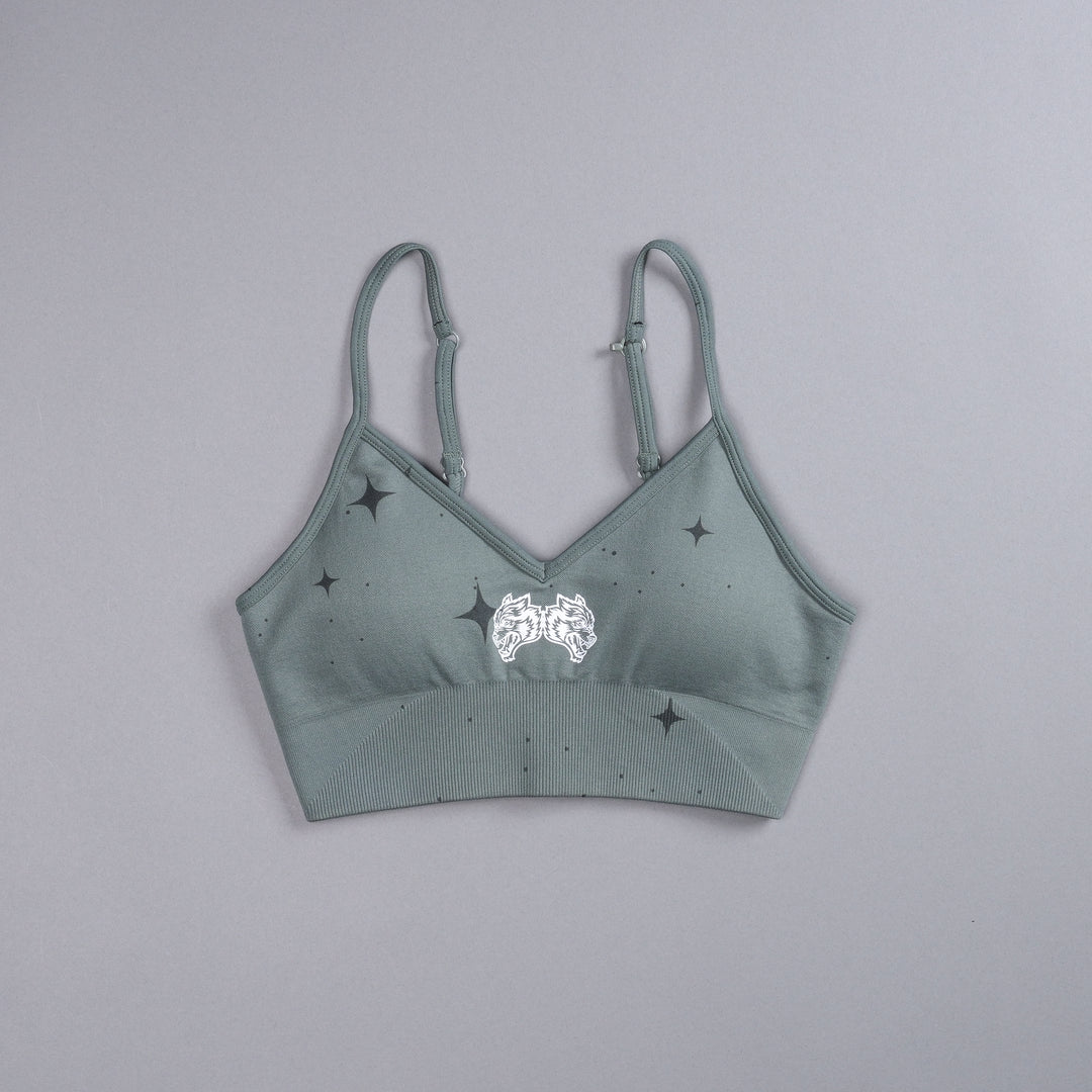 IYKYK Everson Seamless "Sports" Bra in Greek Stone Starry Night