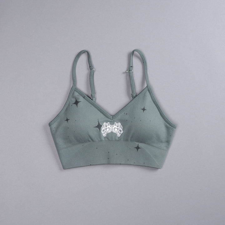 IYKYK Everson Seamless "Sports" Bra in Greek Stone Starry Night