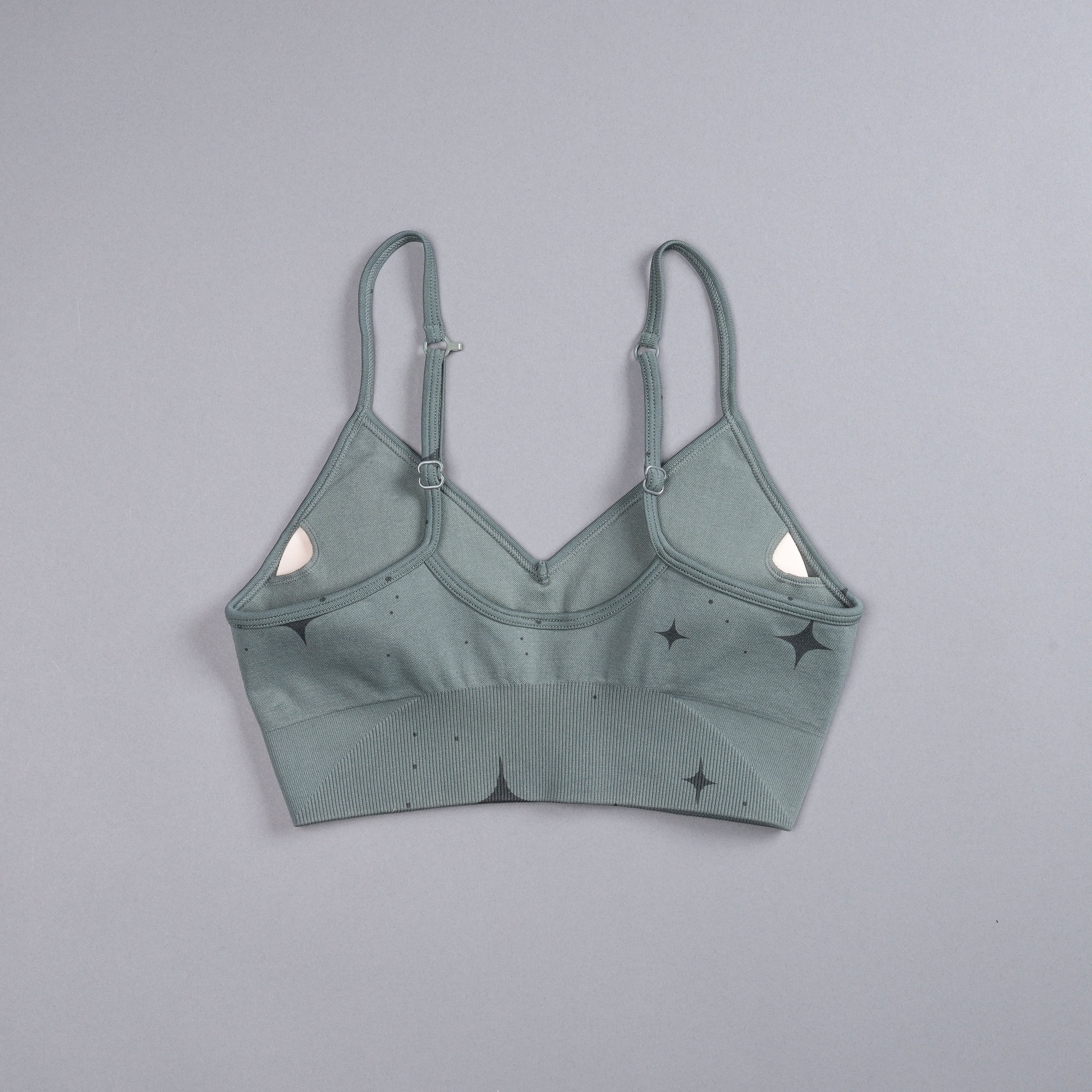 IYKYK Everson Seamless "Sports" Bra in Greek Stone Starry Night
