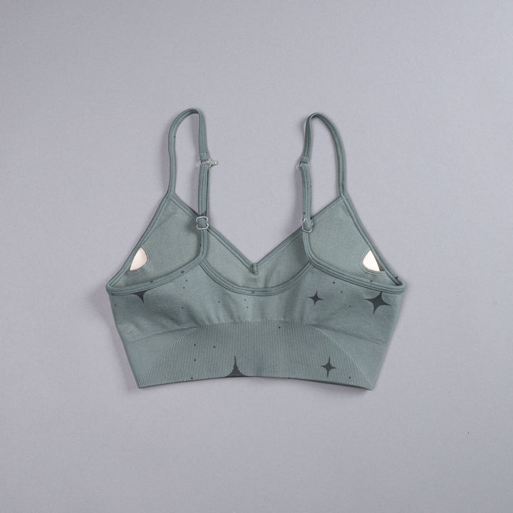 IYKYK Everson Seamless "Sports" Bra in Greek Stone Starry Night