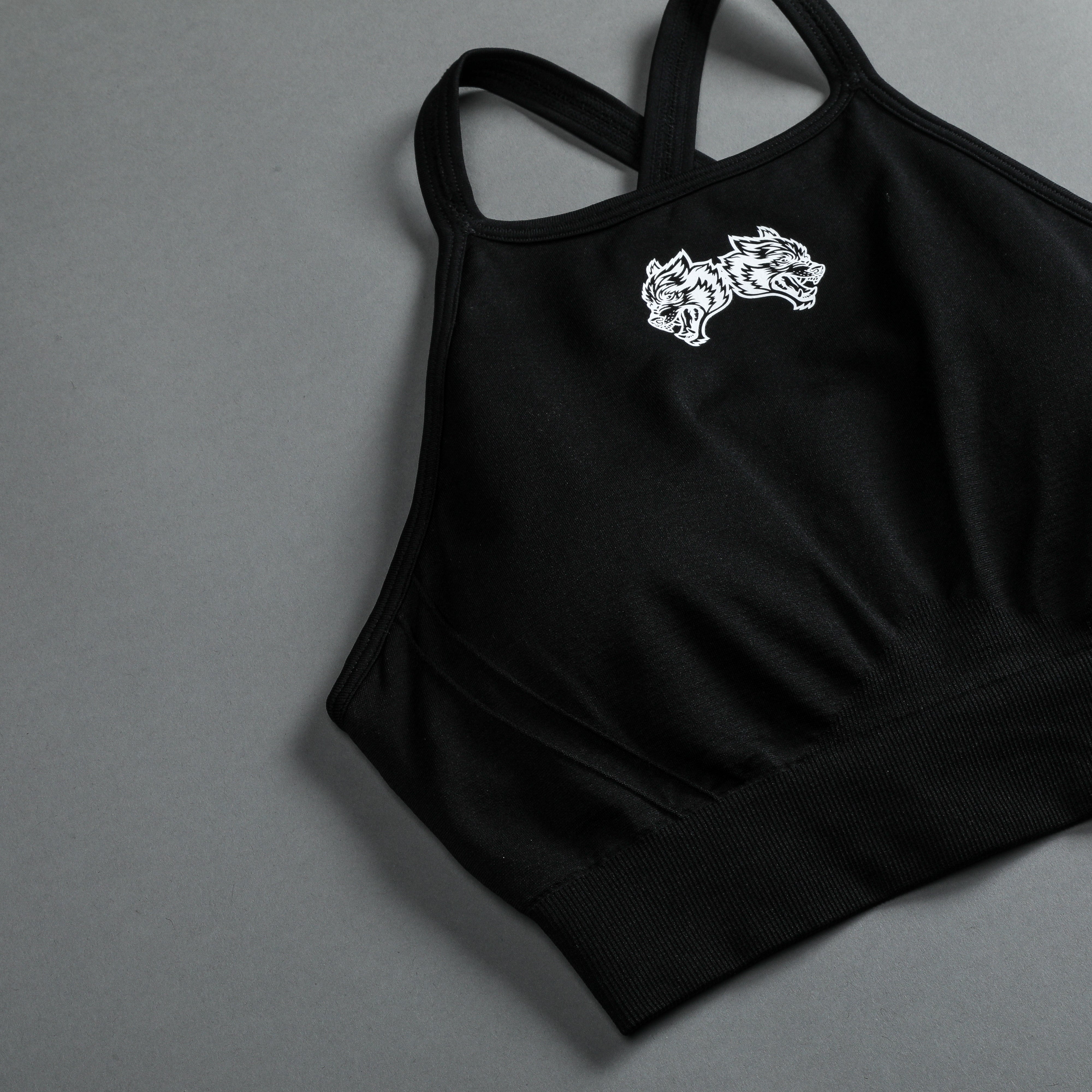 IYKYK "Everson Seamless" High Neck Bra in Black