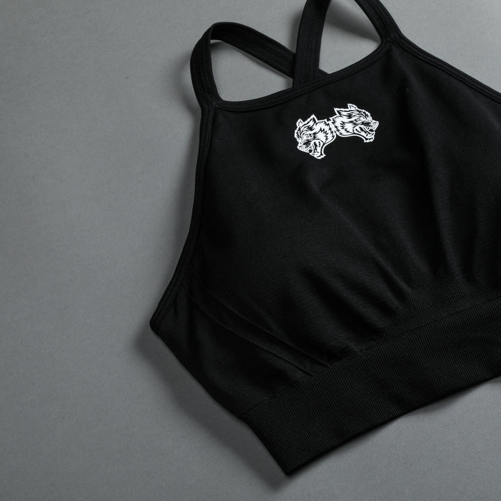 IYKYK "Everson Seamless" High Neck Bra in Black