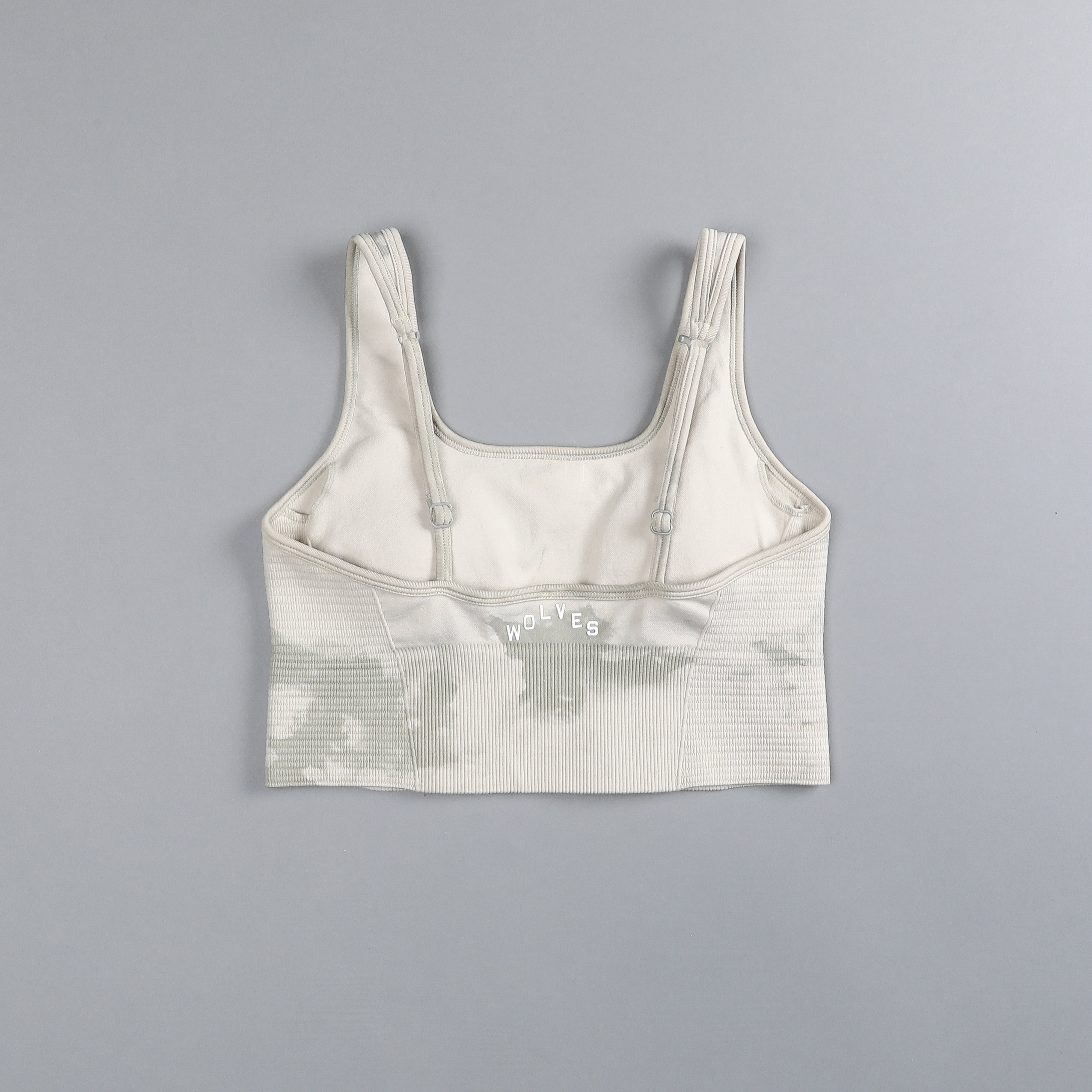 Pyramid V2 "Everson Seamless" Valencourt Bra in Cactus Gray Ghost Clouds