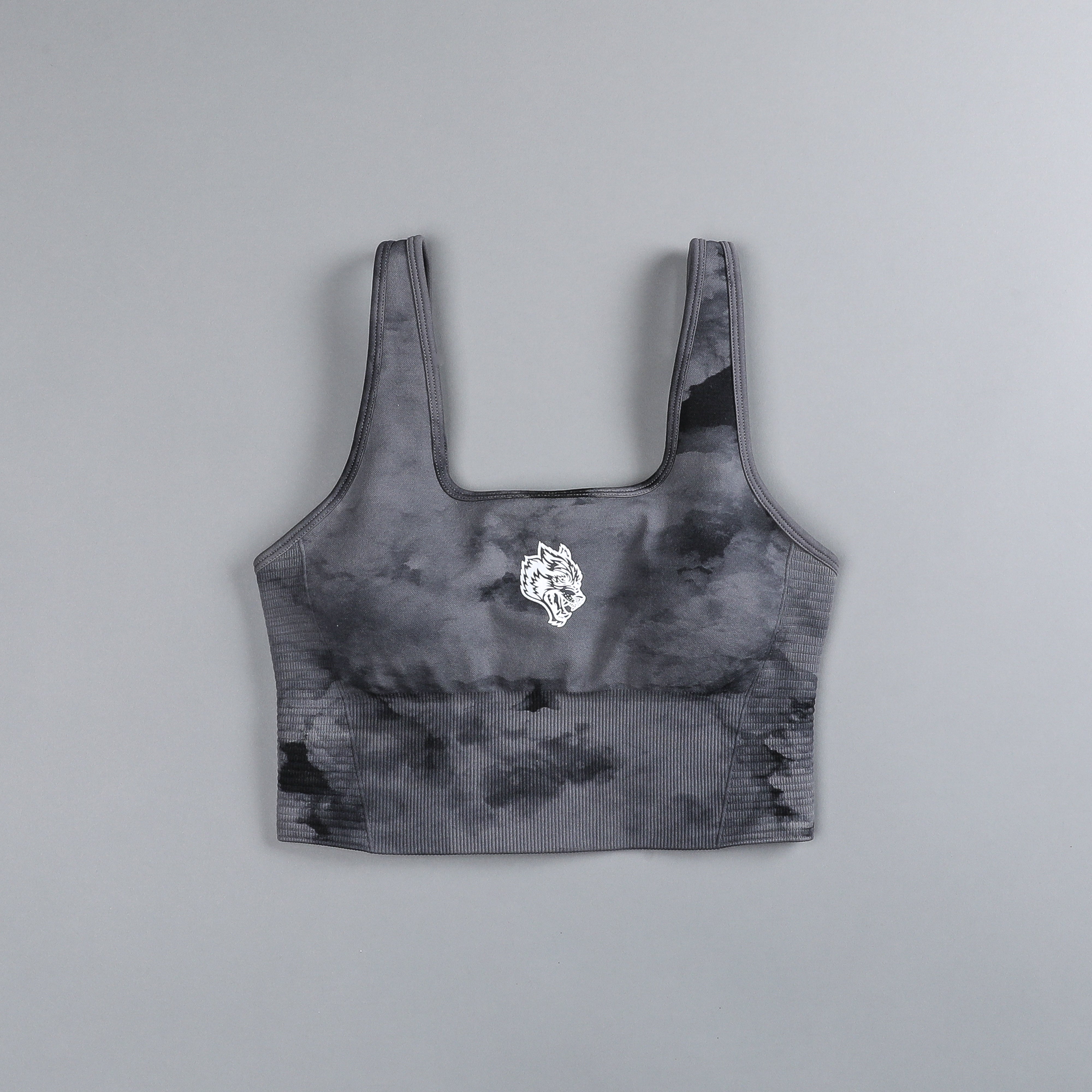 Pyramid V2 "Everson Seamless" Valencourt Bra in Black Ghost Clouds