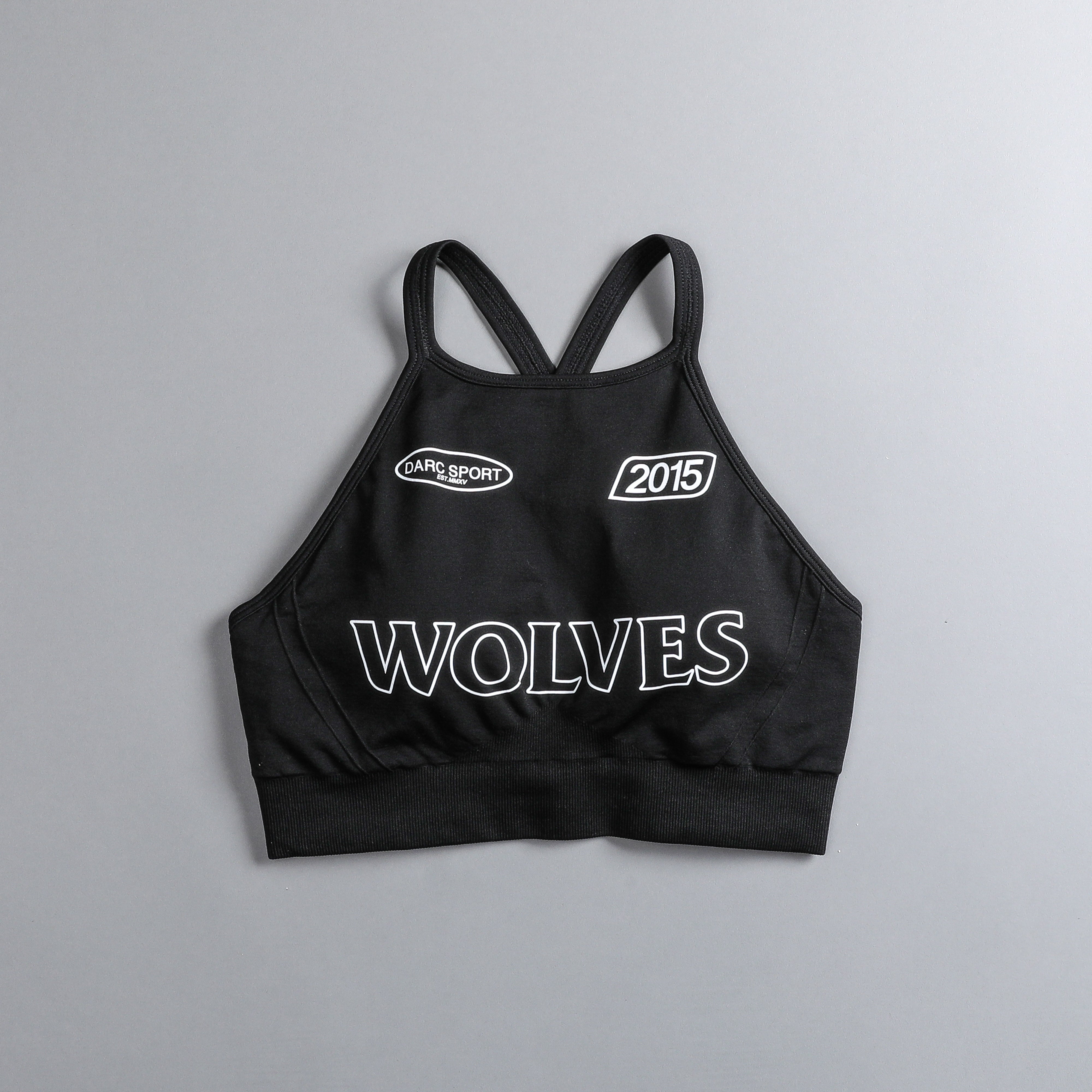 Faster "Everson Seamless" High Neck Bra in Black