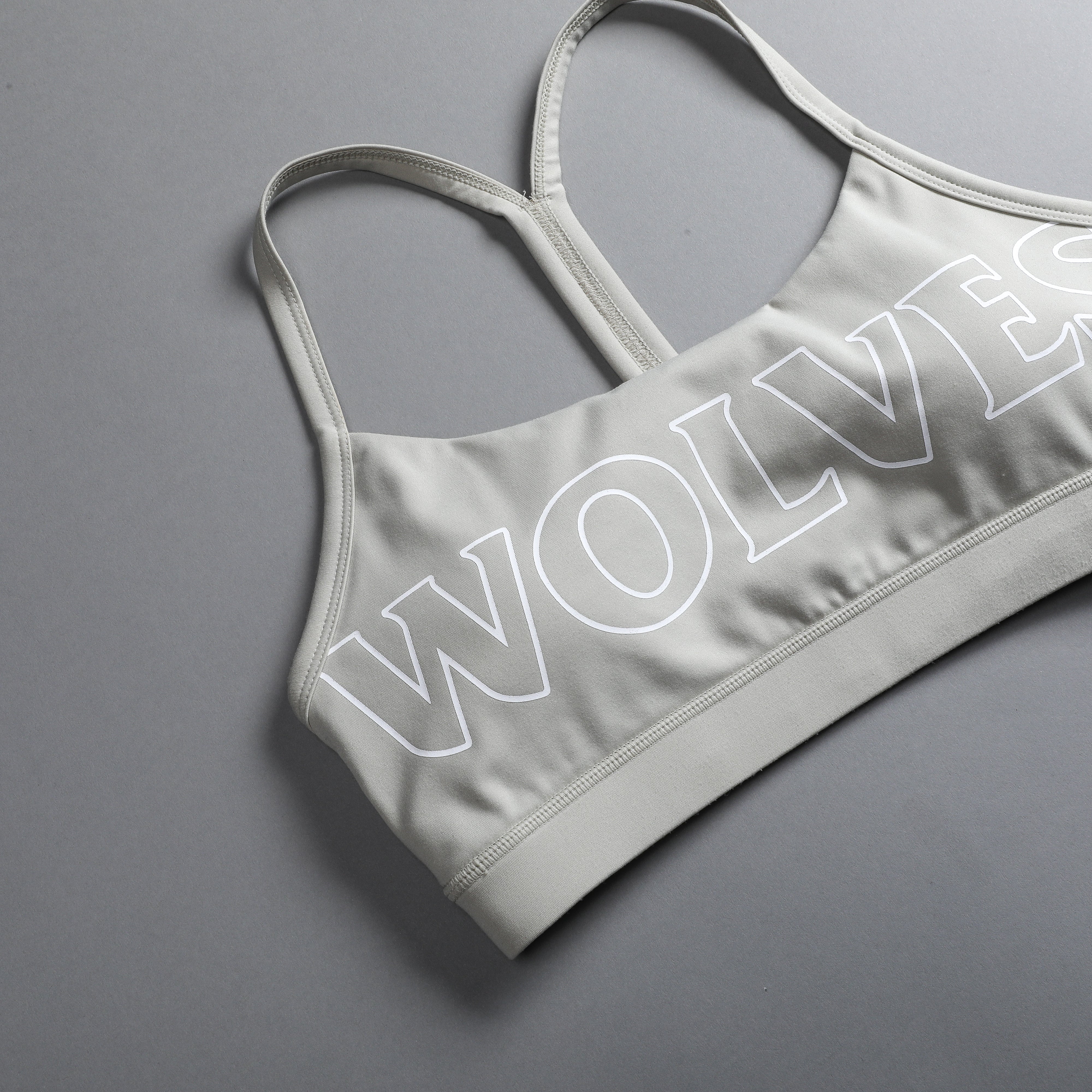 Jumbo Hardcore "Energy" Everyday Sports Bra in Cactus Gray