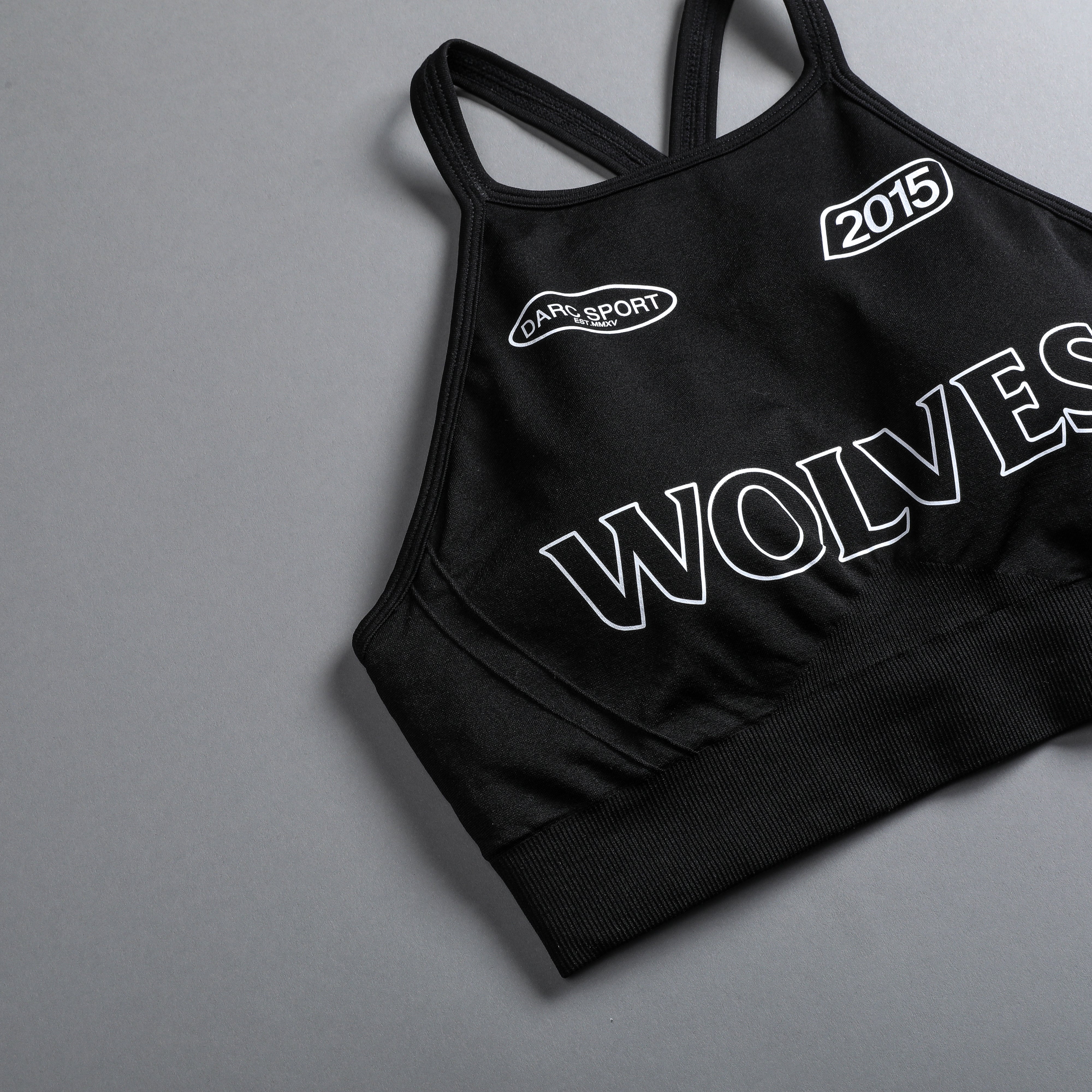 Faster "Everson Seamless" High Neck Bra in Black