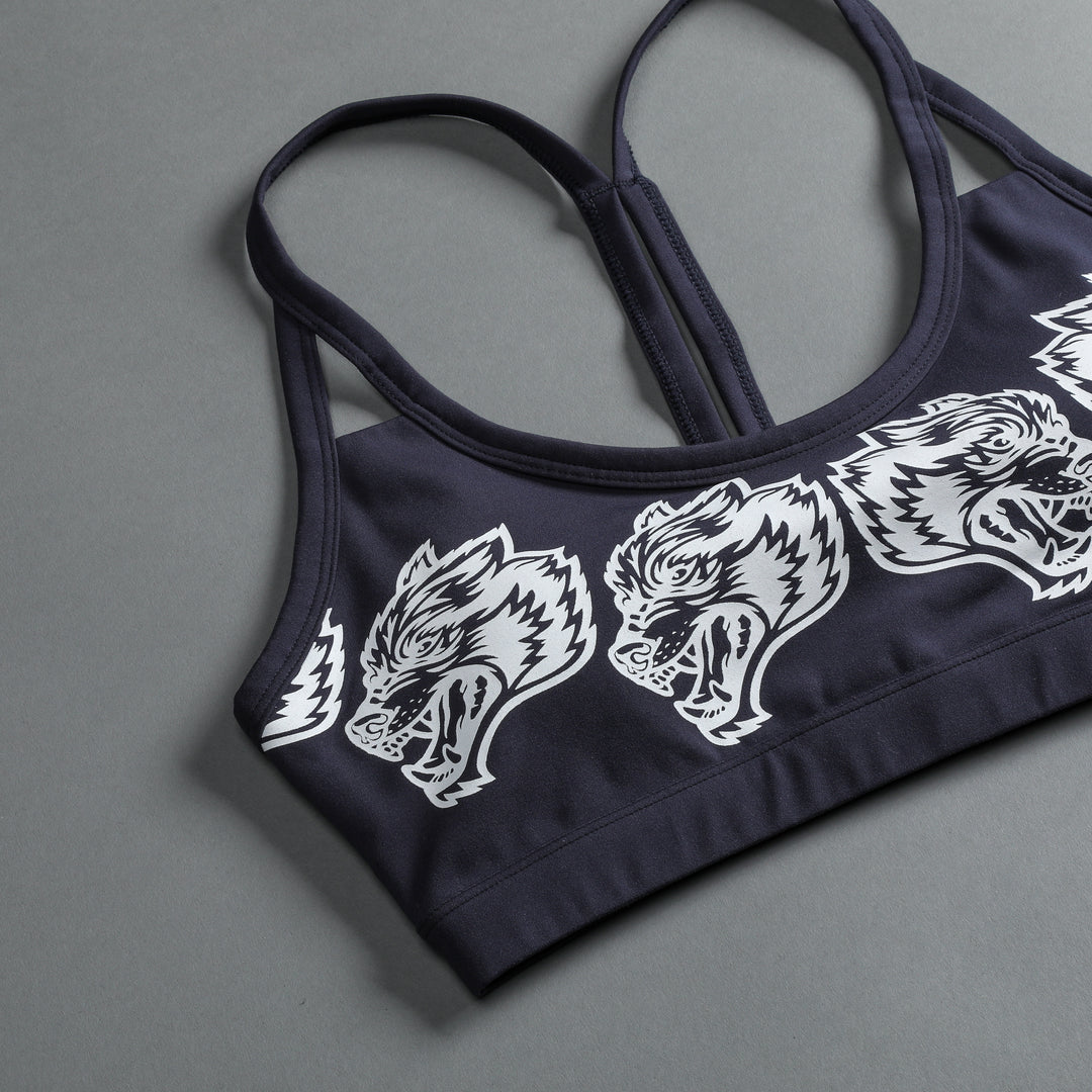 Draw The Line "Georgia" Energy Bra in Storm Blue