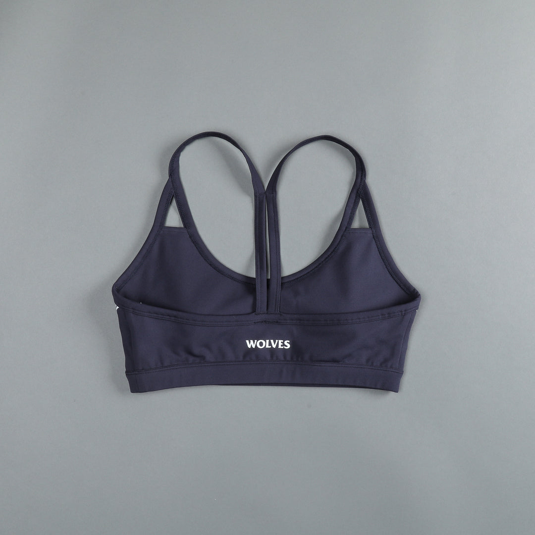 Draw The Line "Georgia" Energy Bra in Storm Blue