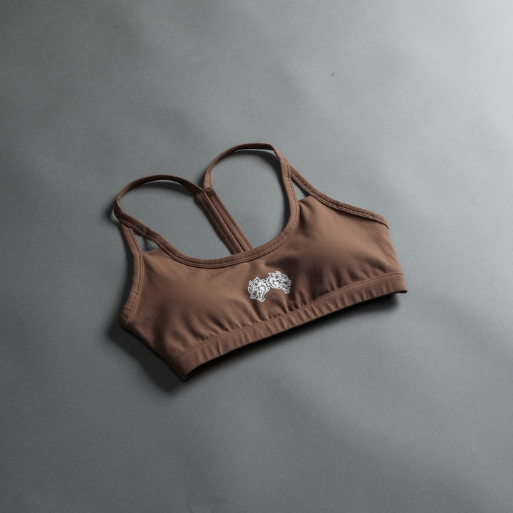 IYKYK "Georgia" Energy Bra in Mojave Brown