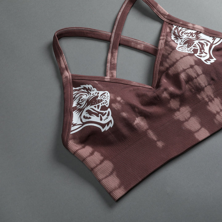 Dual "Everson Seamless" Sierra Bra in Tonal Mauve Serpent