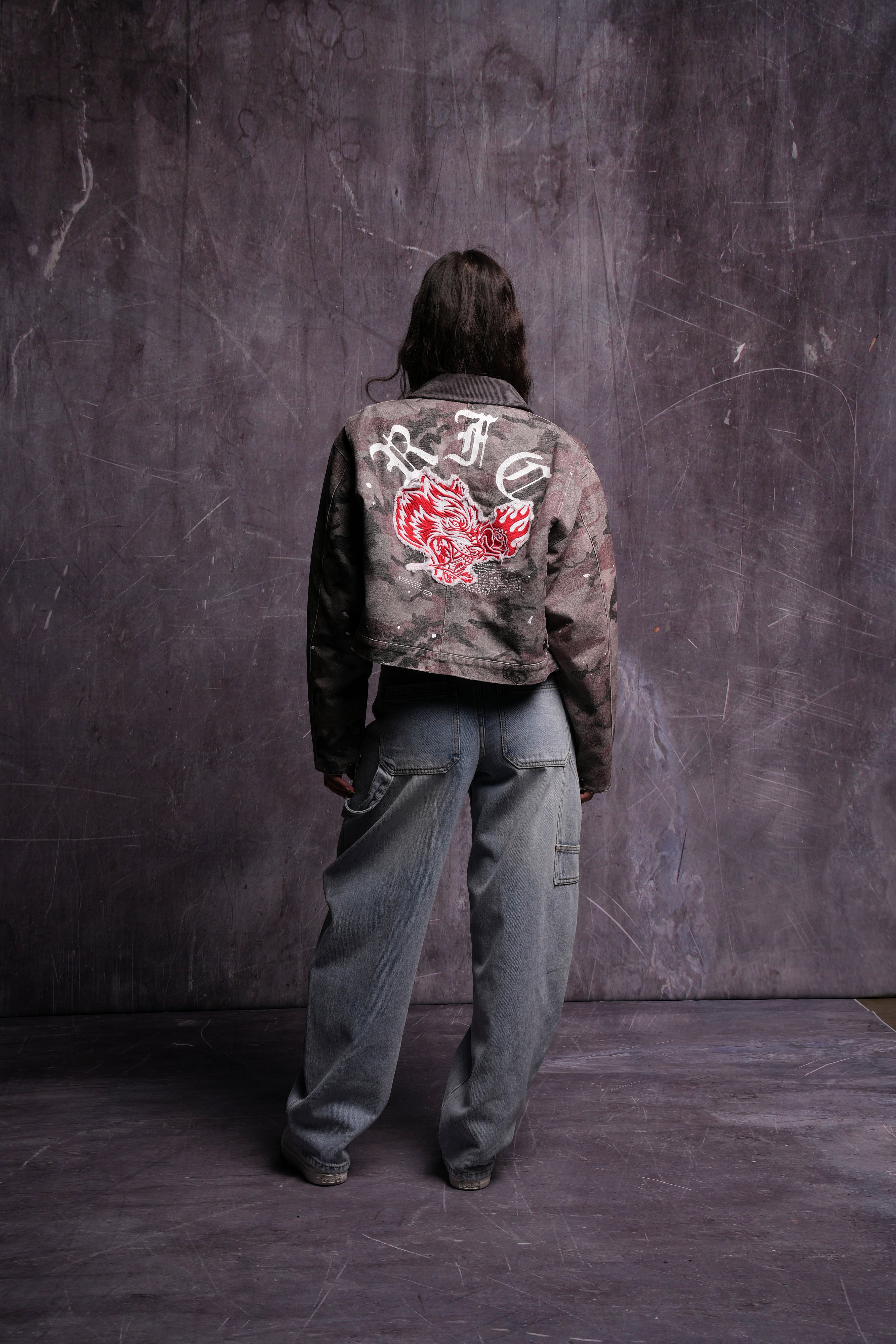 【10％OFF】 Wolves Among Roses Wayland Cropped Jacket in Blooming ジャケット・アウター
