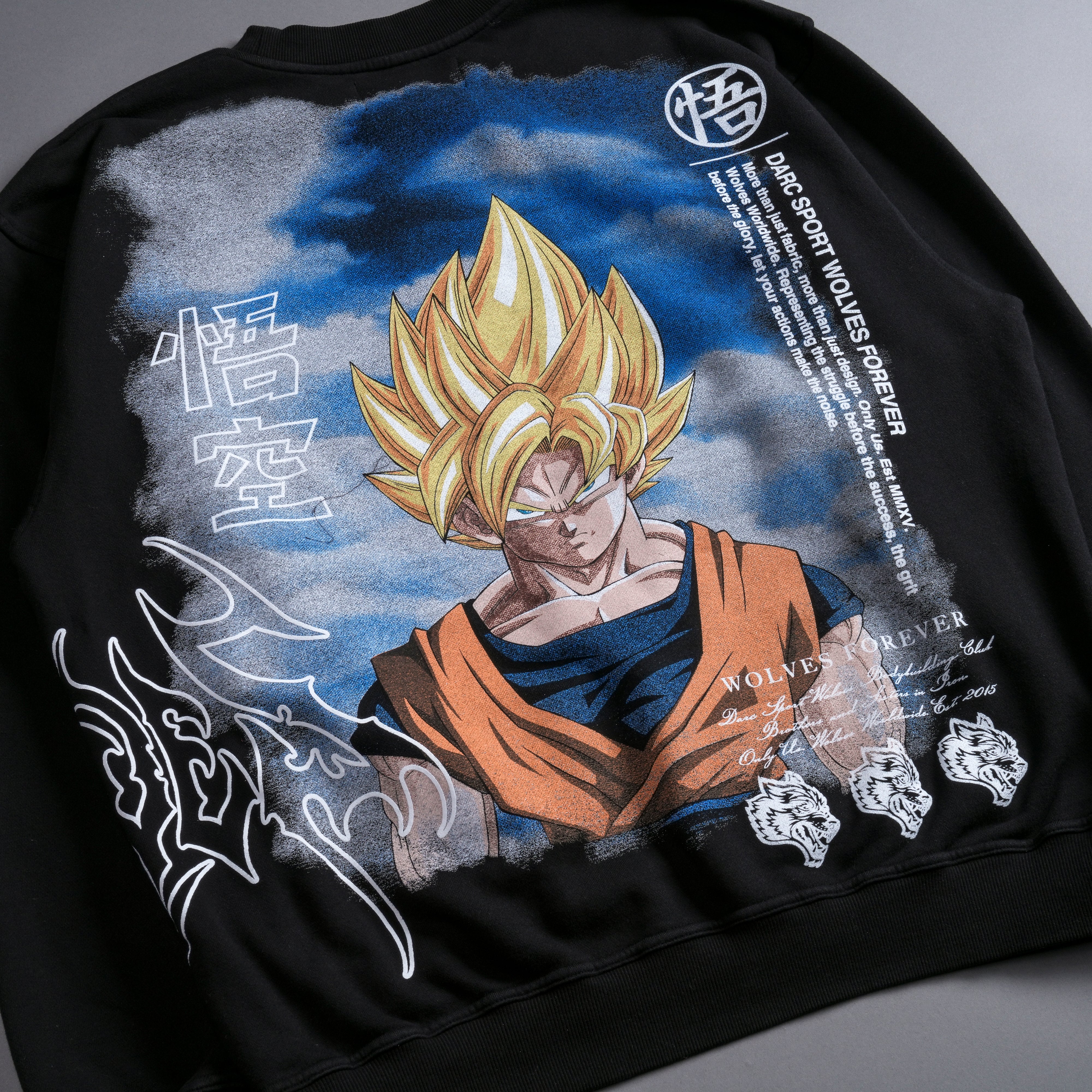 Goku London Crewneck in Black