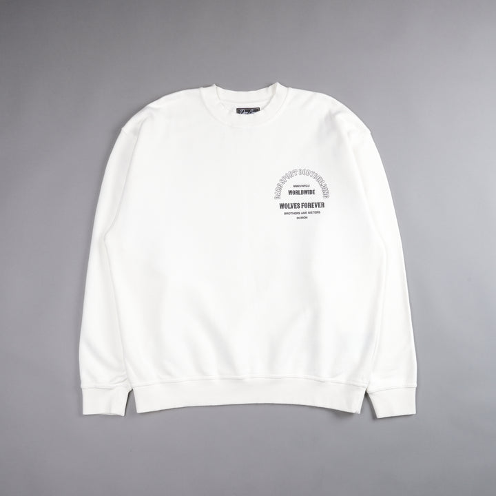 The One You Feed "Vintage London" Crewneck in Cream