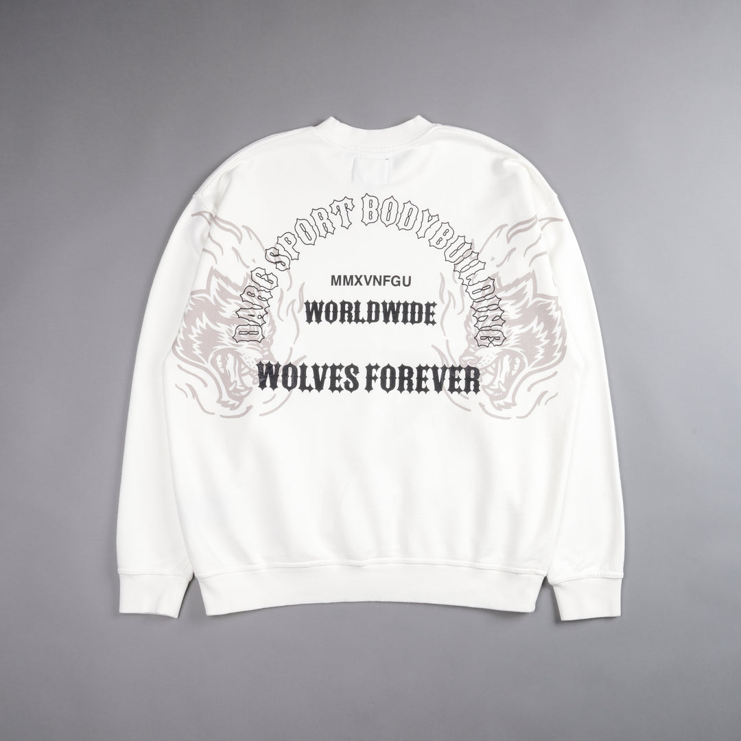 The One You Feed "Vintage London" Crewneck in Cream