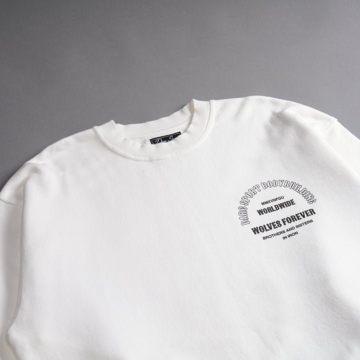 The One You Feed "Vintage London" Crewneck in Cream