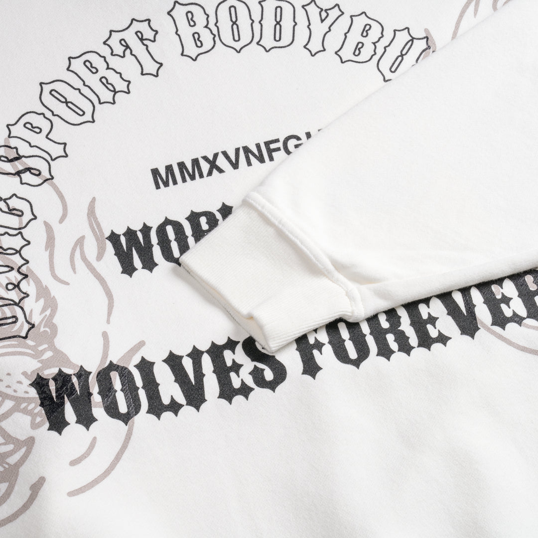 The One You Feed "Vintage London" Crewneck in Cream