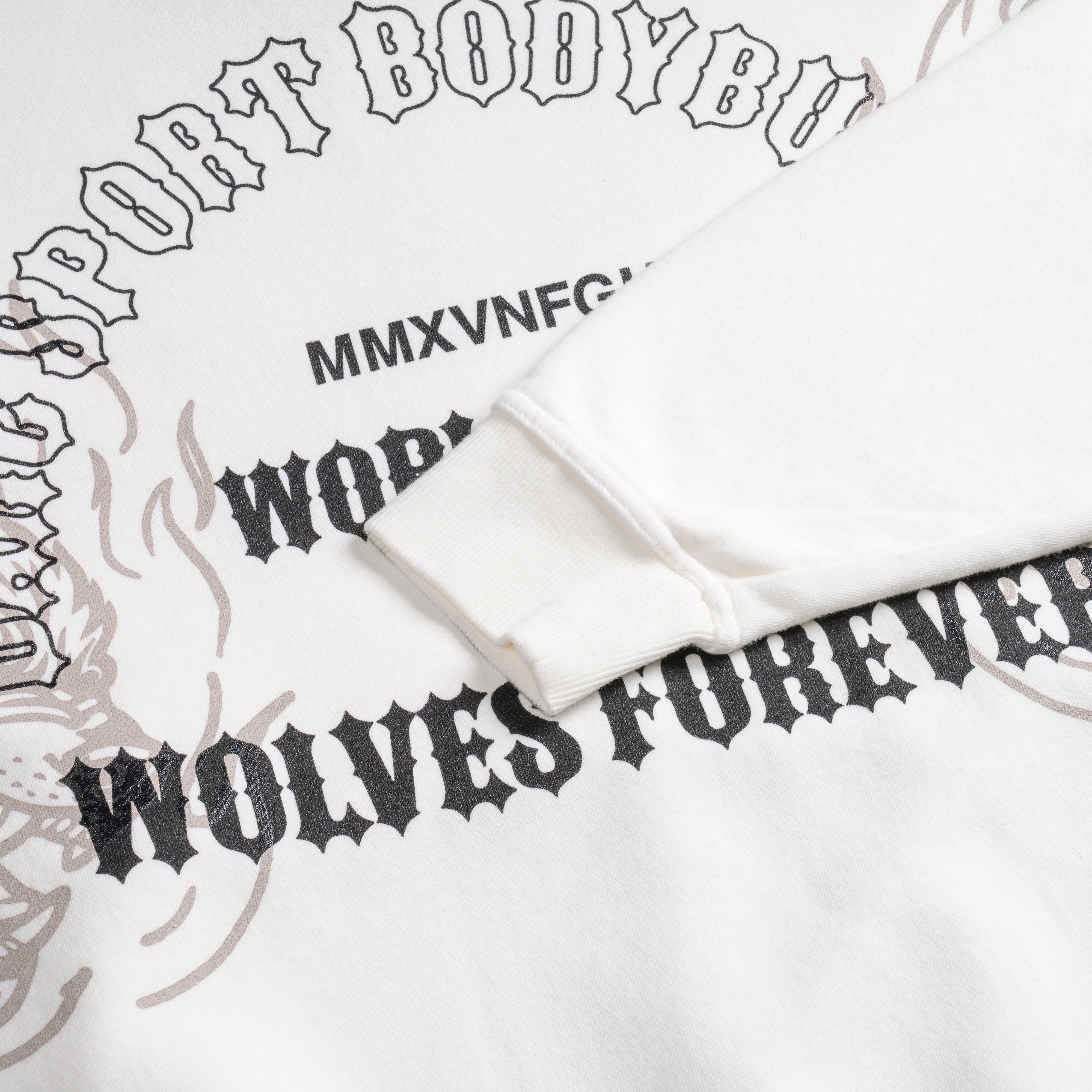 The One You Feed "Vintage London" Crewneck in Cream