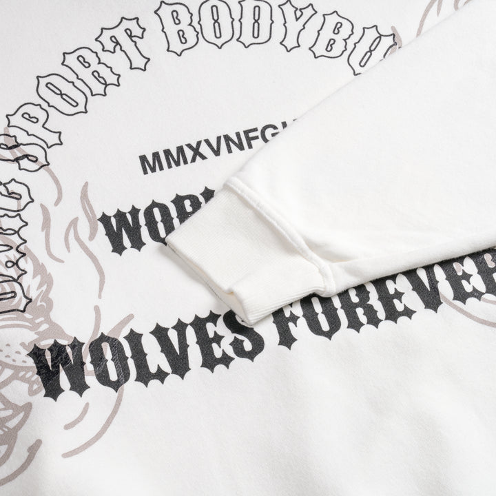 The One You Feed "Vintage London" Crewneck in Cream