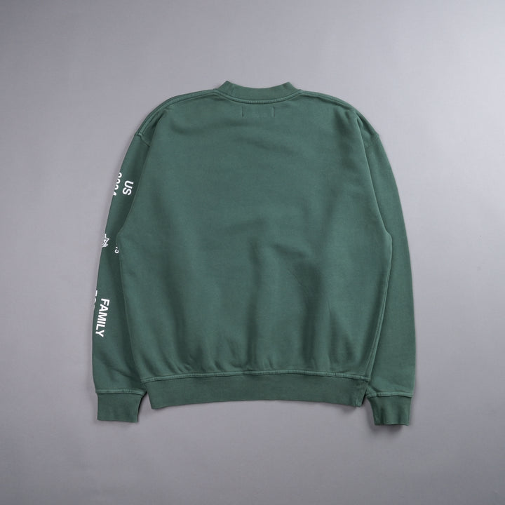 Live Fast V2 She London Crewneck in Norse Green