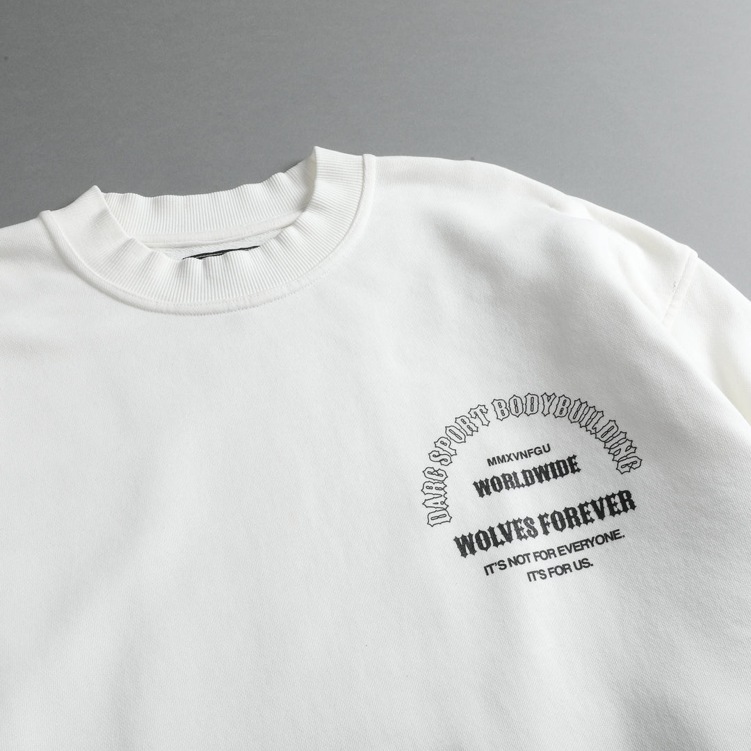 The One You Feed "Vintage London" Crewneck in Cream