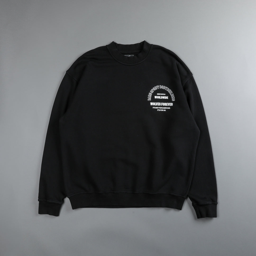 The One You Feed "Vintage London" Crewneck in Black