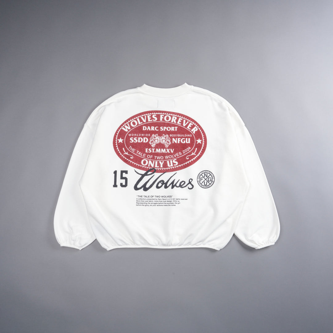 Our Tale S. Hall Unisex Crewneck in Cream