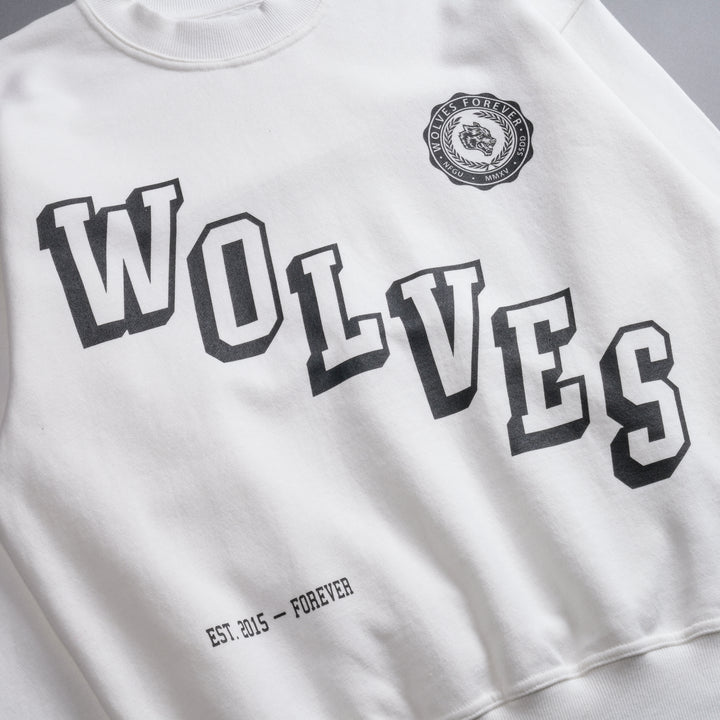 Stairs She "Cornell" Crewneck in Cream