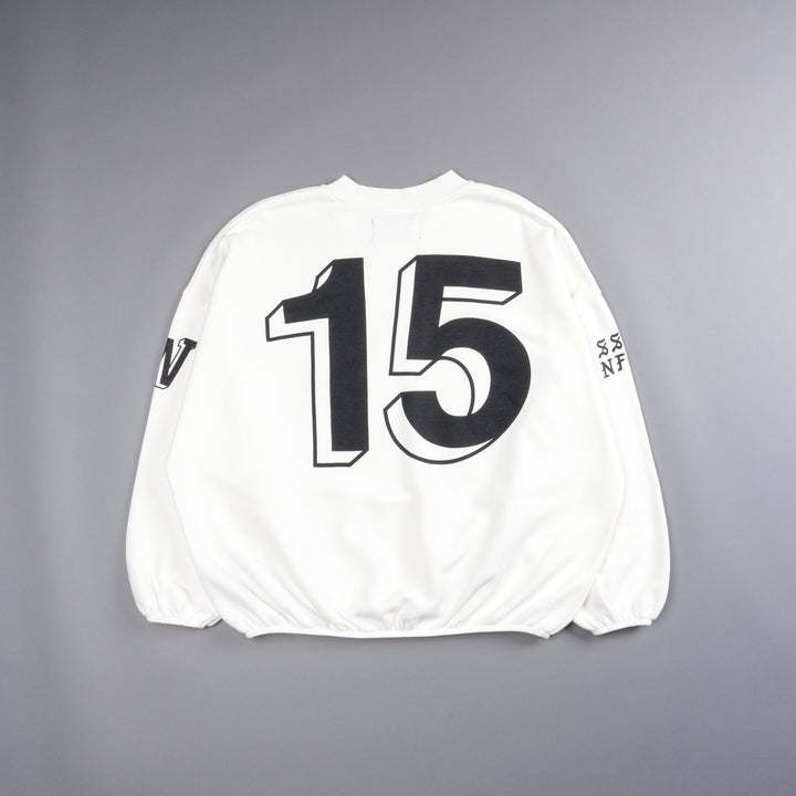 Established S. Hall Unisex Crewneck in Cream