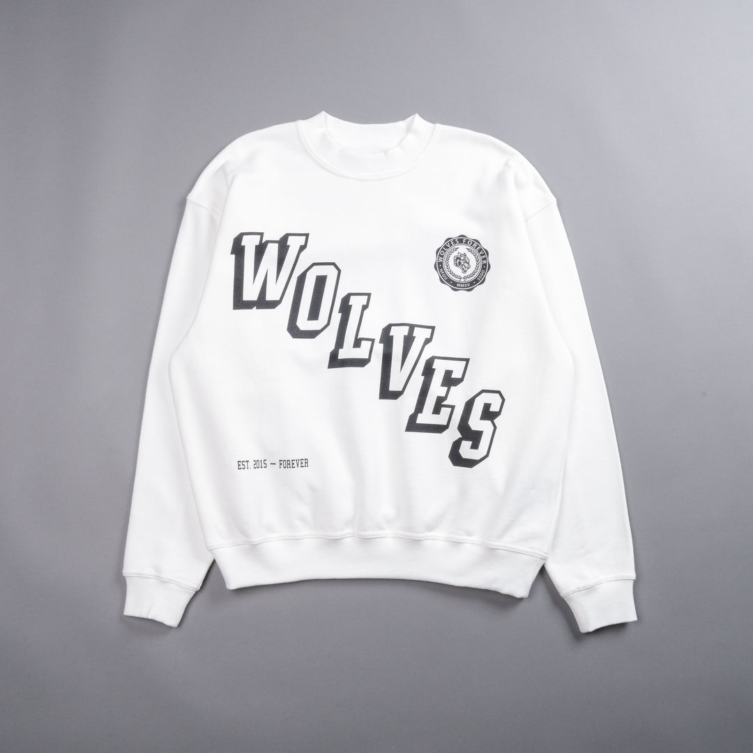 Stairs She "Cornell" Crewneck in Cream