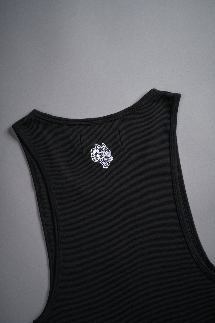 SSDDNFGU "Ribbed" Tank in Black