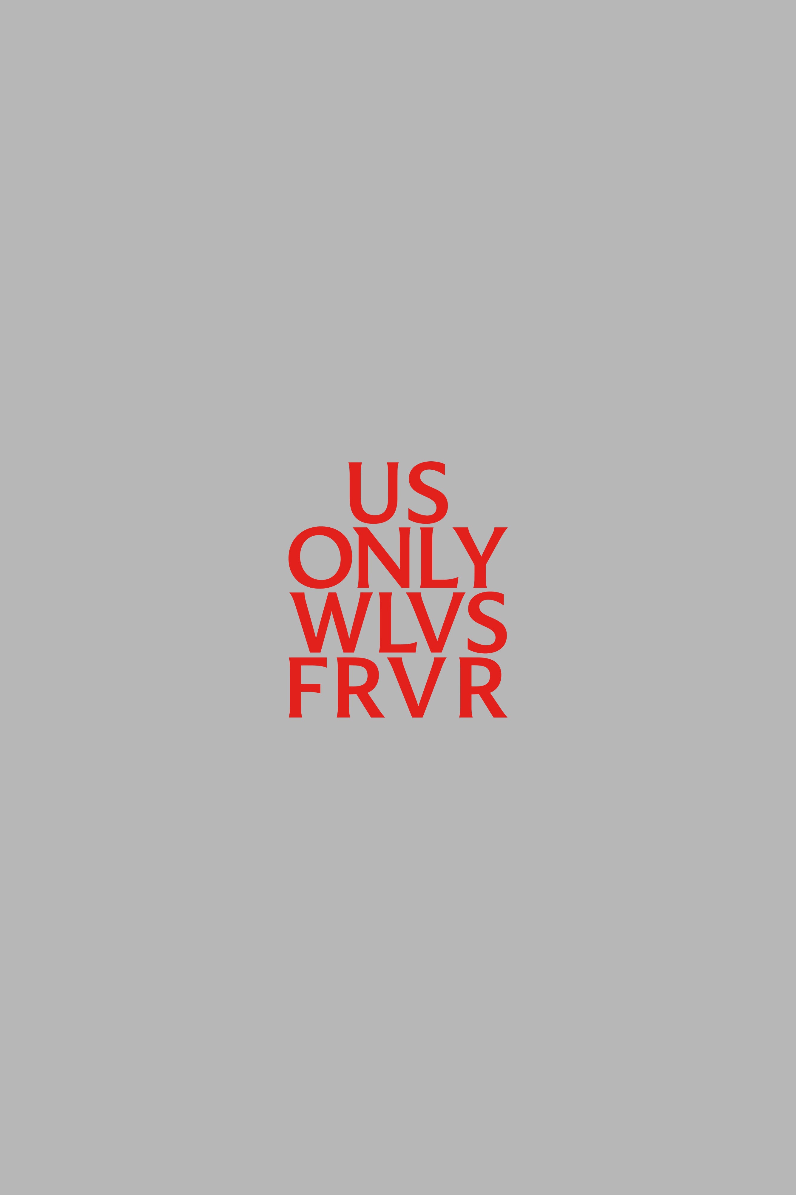 Us Small Vinyl Decal in Red