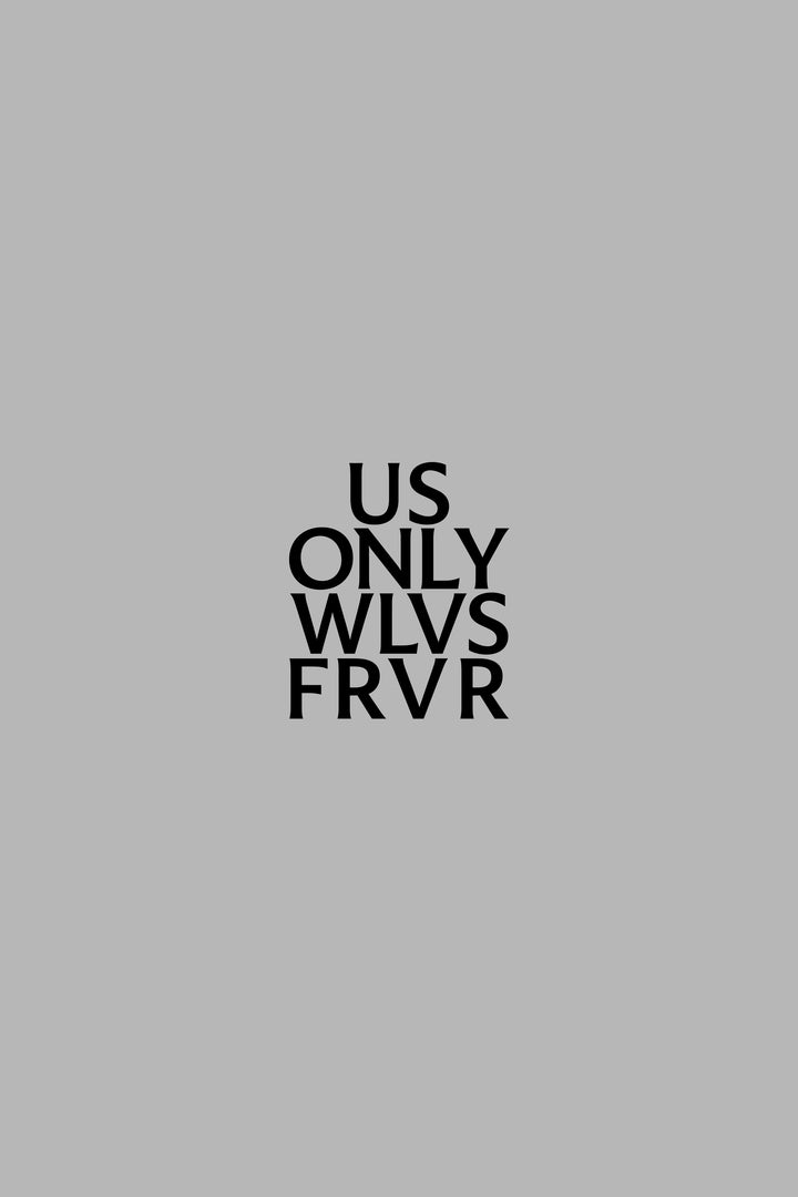 Us Small Vinyl Decal in Black