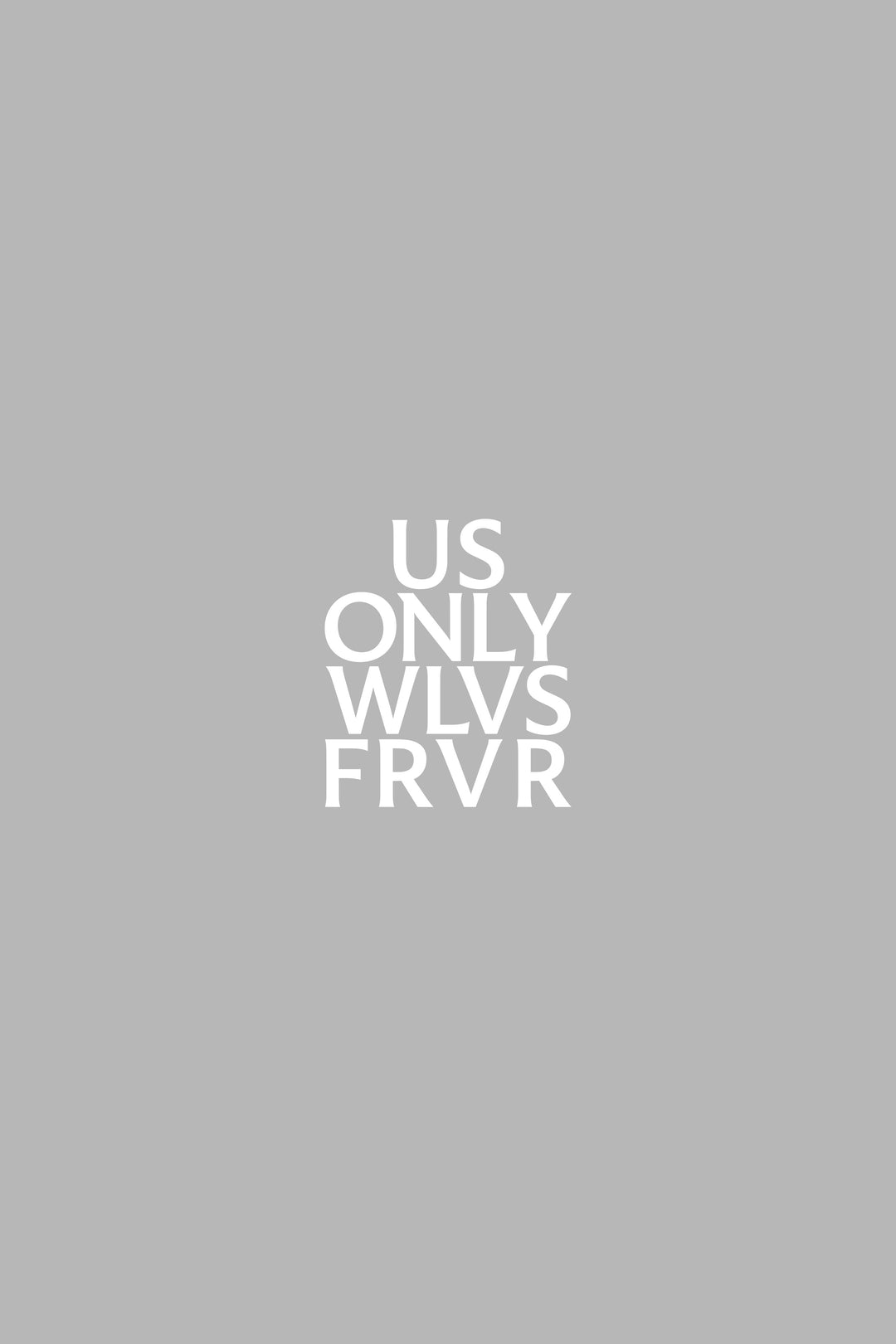 Us Small Vinyl Decal in White