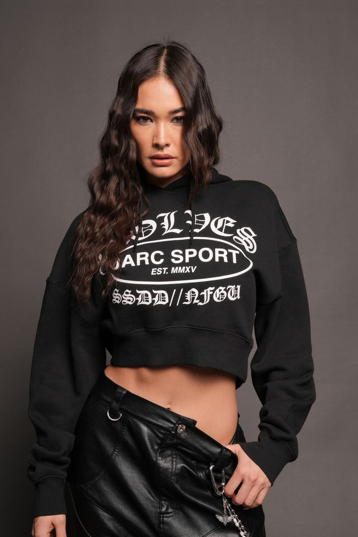 Darc Emblem Ava Hoodie In Black