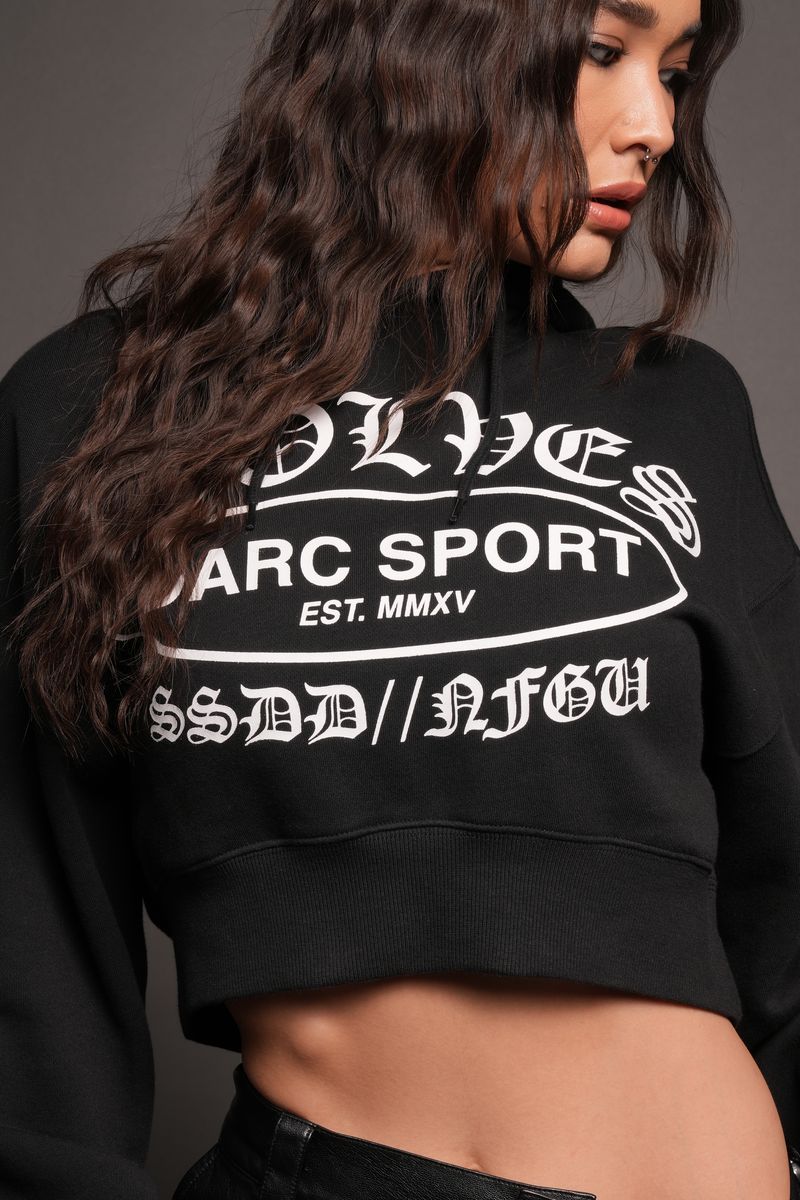 Darc Emblem Ava Hoodie In Black