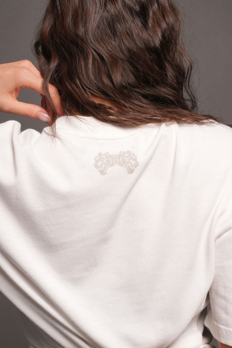 Darc Emblem Pump Cover In Cream