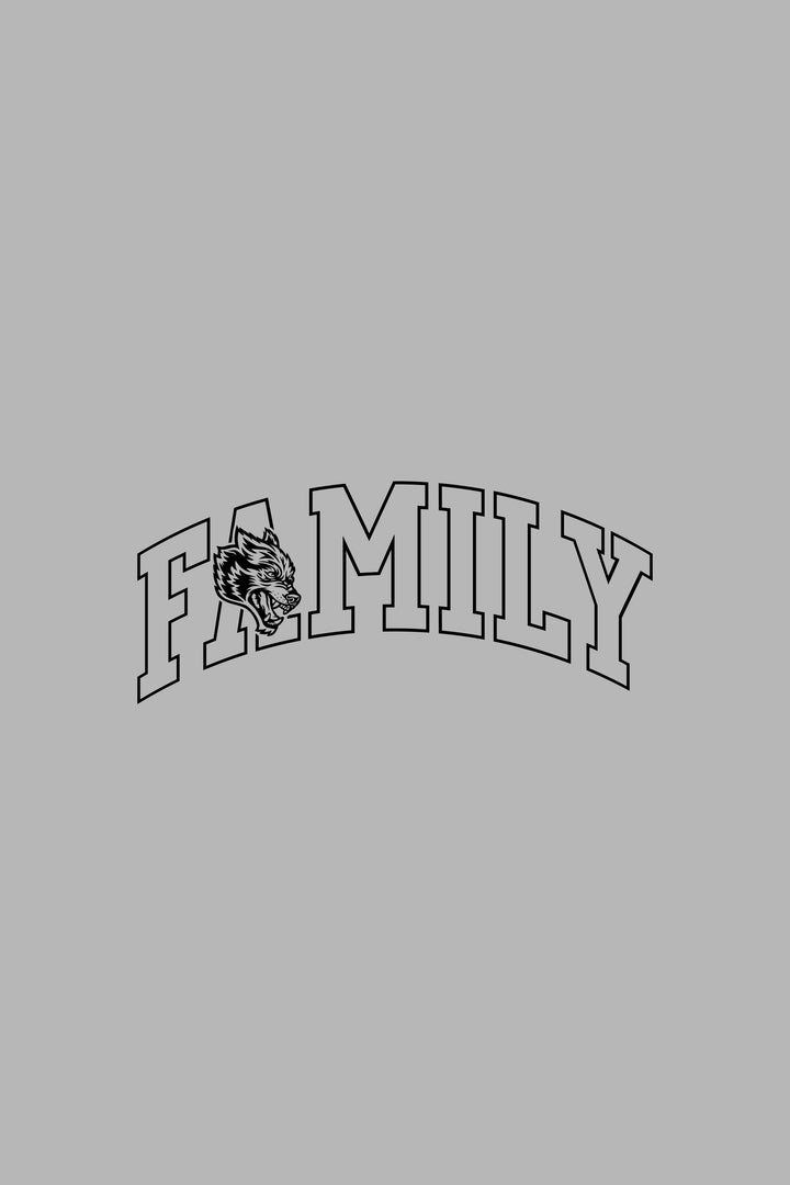 Family Forever Large Decal In Black