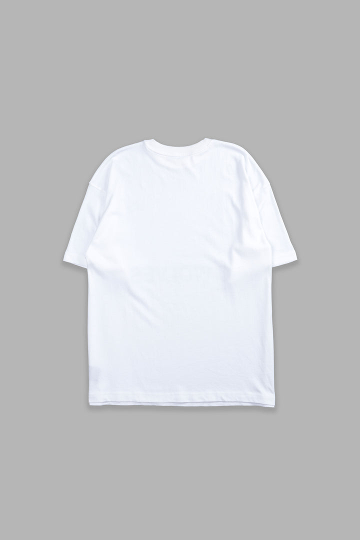 Stay True "Premium" Oversized Tee in White
