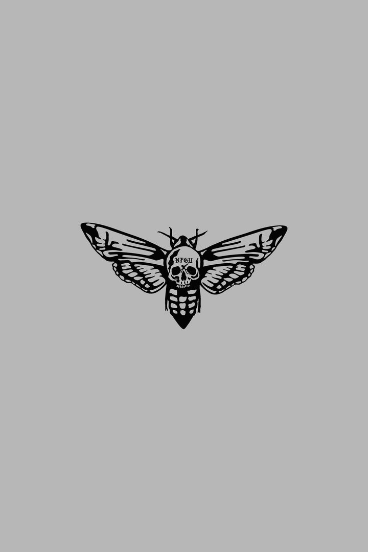 Death Moth Decal in Black