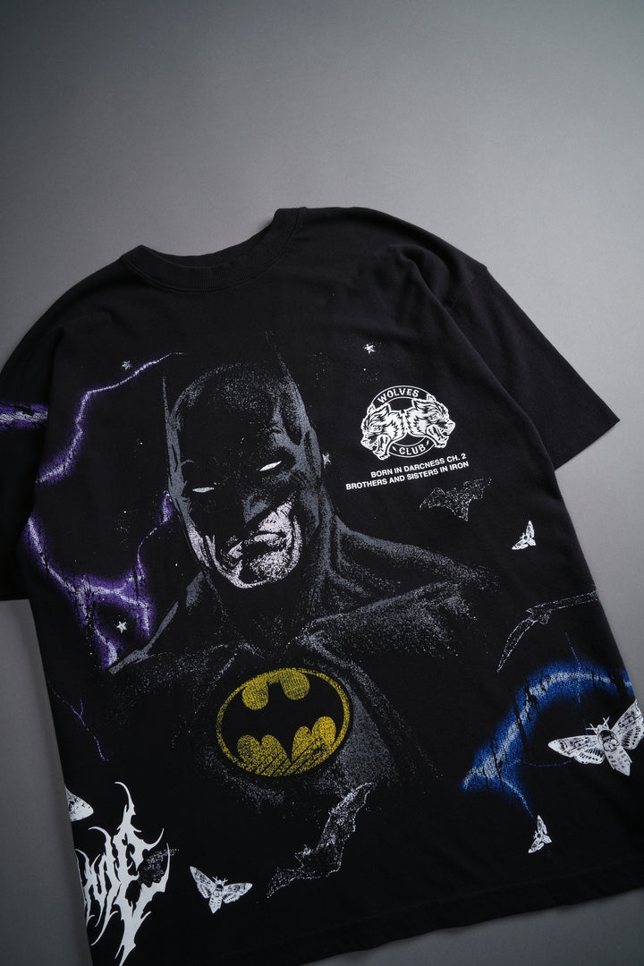 Batman "Side By Side" Oversized Tee in Black