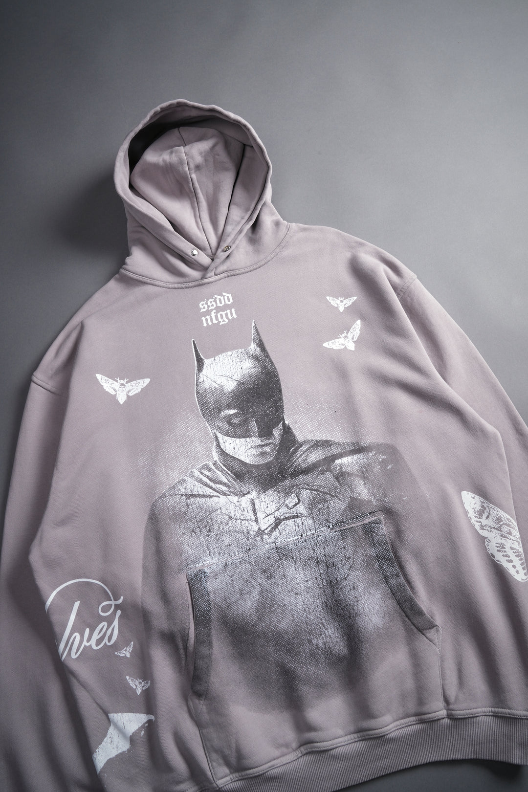 (1 Of 500) The Batman "Pierce" Hoodie in Quartz