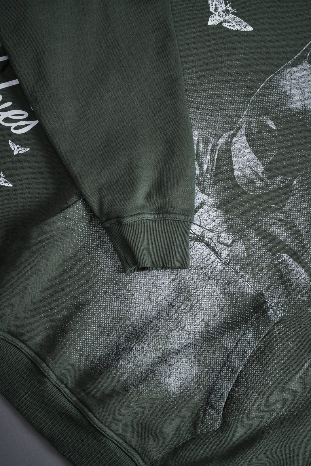 (1 Of 500) The Batman "Pierce" Hoodie in Green Ivy