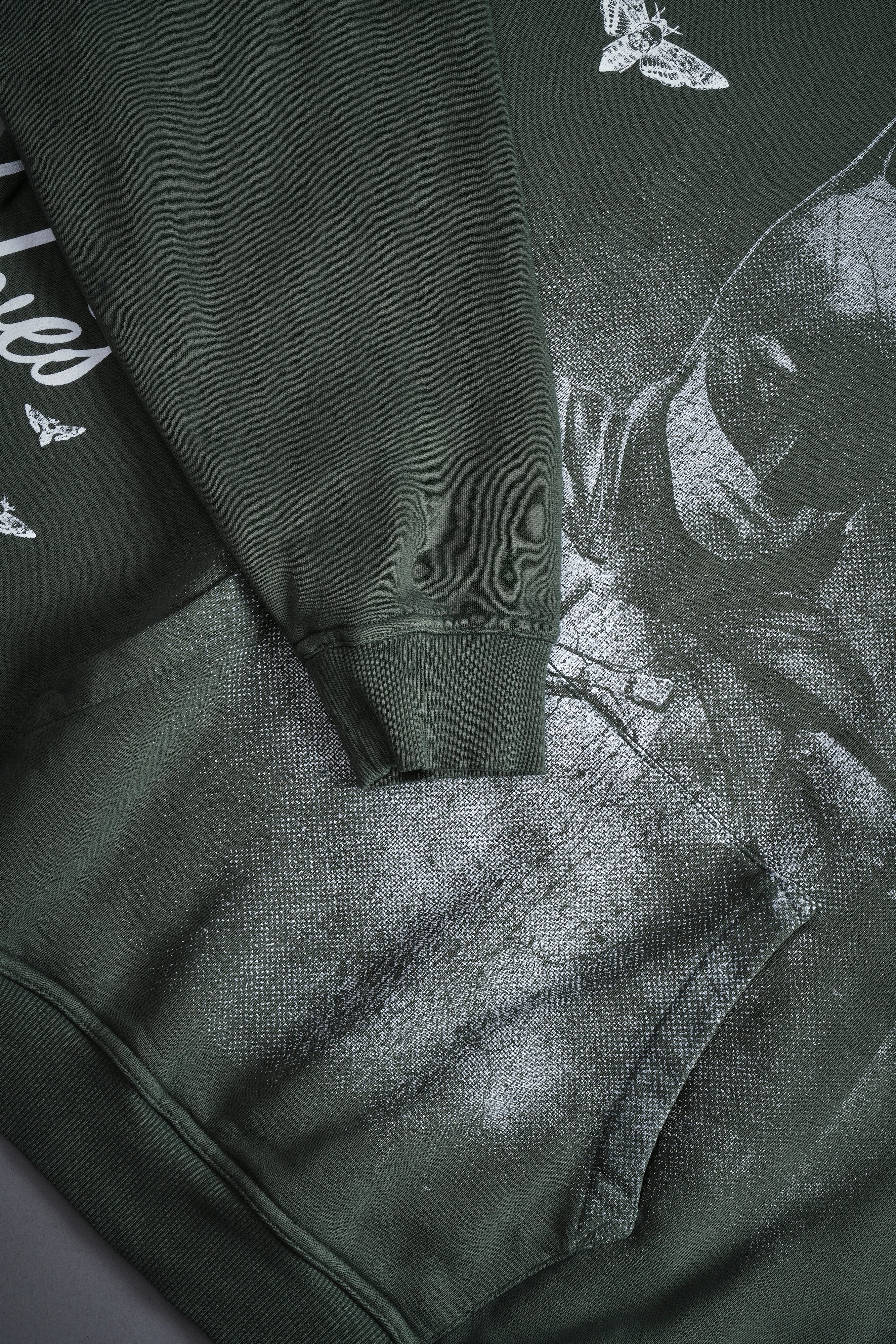 (1 Of 500) The Batman "Pierce" Hoodie in Green Ivy