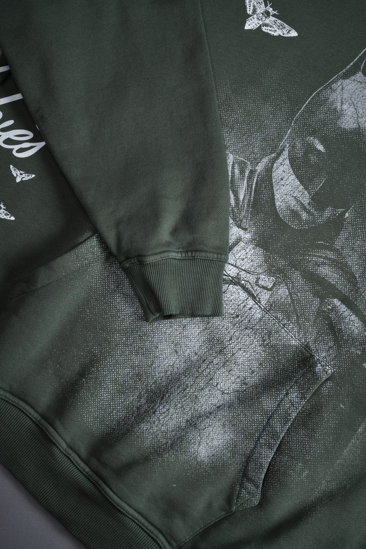 (1 Of 500) The Batman "Pierce" Hoodie in Green Ivy