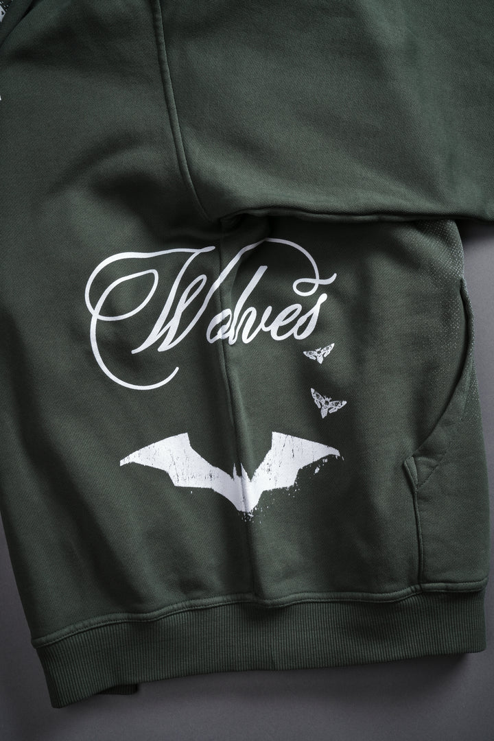 (1 Of 500) The Batman "Pierce" Hoodie in Green Ivy