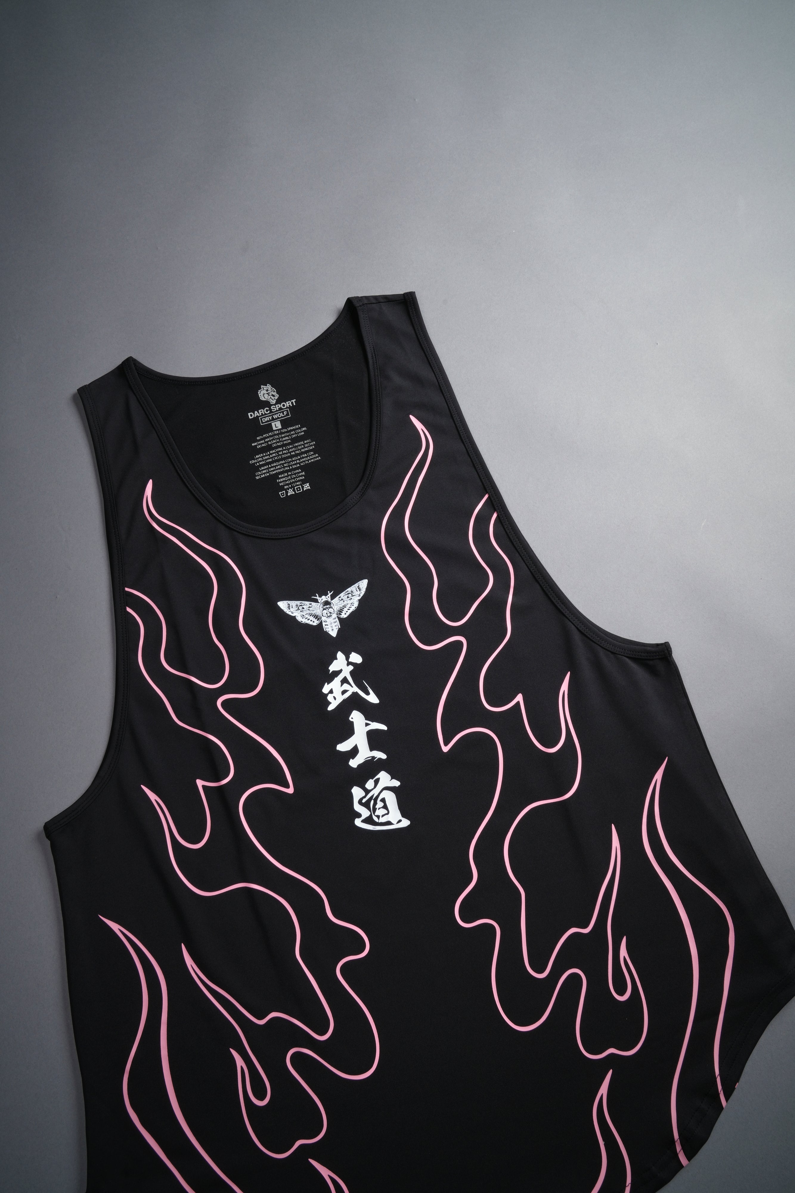 Okami "Dry Wolf" (Drop) Tank in Black